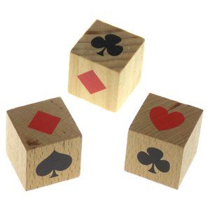 3 Trump Suit Marker Lot Indicator Euchre Bridge Pinochle Card Games Large Pips